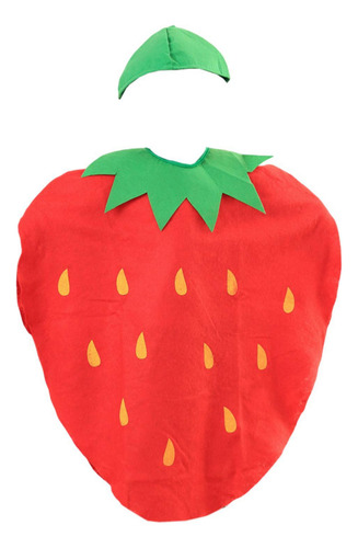 Conjunto De Disfraz De Frutas, Novedad, Traje De Fresa Para