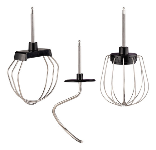 Batidora Planetaria 3 En 1 Kanji 800w 4 Litros 6 Velocidades Negra Kjh-pla800-01