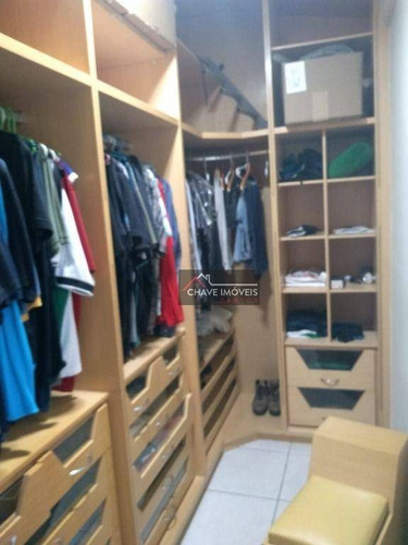 Imagem 16 de 24 de Casa Com Piscina, Com 4 Dormitórios À Venda, 400 M² Por R$ 1.600.000 - Morro Nova Cintra - Santos/sp - Ca0301