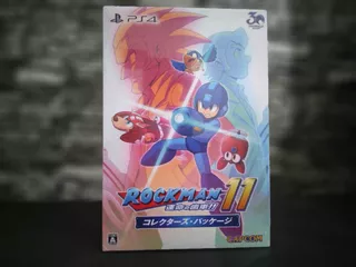 Rockman 11 Limited Collectors Package Ps4 Megaman Mega Man