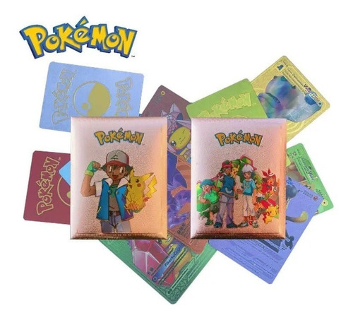 Sobre X10 Cartas Pokémon Metalizadas, Español