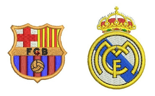 Matrices Para Maquina Bordadora Futbol Barcelona Real Madrid