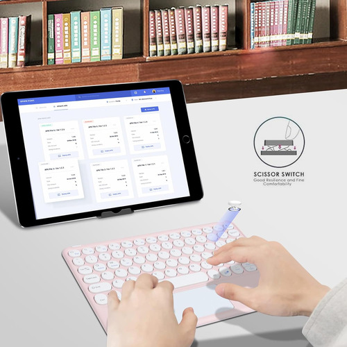 Teclado Bluetooth 10 Portátil Ultrafino Para Ios/android/wi
