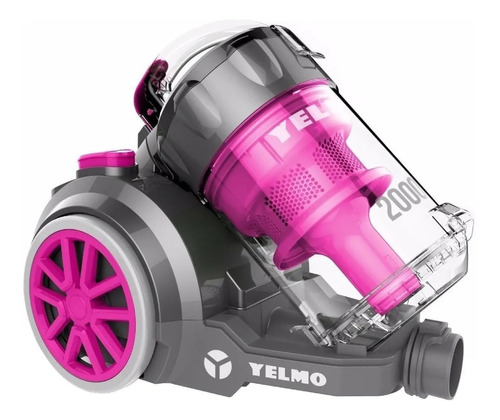 Aspiradora Yelmo As-3228 2000w Filtro Hepa Gris Rosa