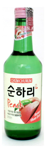 Soju Sochu Coreano Peach Pessego Chum Churum 12% Coreia 