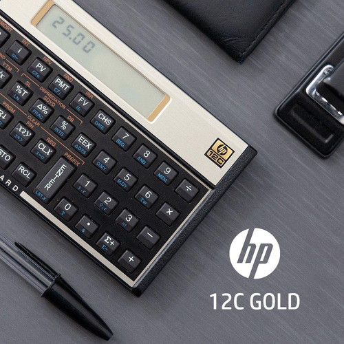 Calculadora Financeira 12c Gold 12c Hp Bt 1 Un Gold