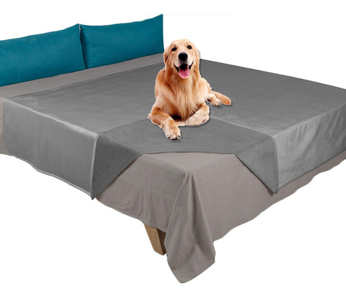 Manta De Cama Para Mascotas Ameritex Reversible 100% Imperme