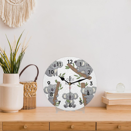 Reloj De Pared De Koala De Dibujos Animados De Mularoka 10 P