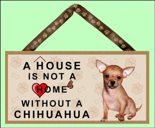 Una Casa No Es Un Hogar Sin Un Chihuahua Cartel Para Perros
