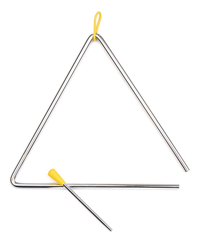 Campana Triangular Para Niños Pequeños Con Mazo, 10 Pulgadas