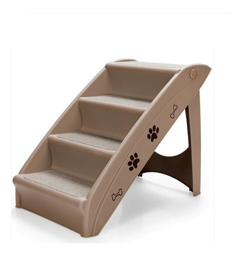 Imagen 2 de 2 de Escalera Plegable 4 Pisos Para Mascotas De Alta Resistencia