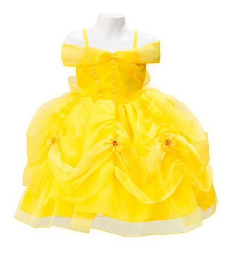 Vestido Bella Y Bestia Princesa Disfraz