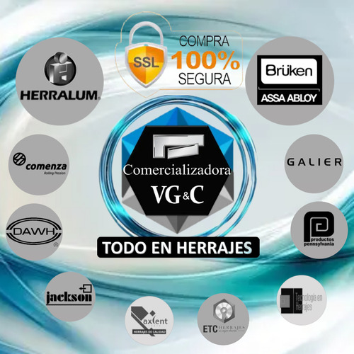4 Conector Grapa Barandal De Vidrio 8-10mm Original K-870-s
