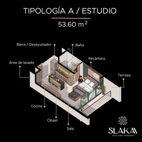 Departamento En Venta Mérida Yucatán, Slaka Santa Gertrudis Copó