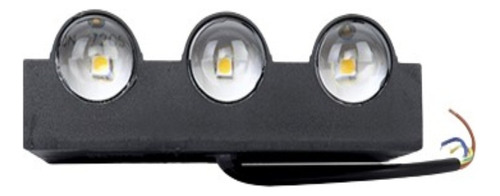 4 Lamparas Led Arbotante De Pared Luz Calida 6w 400lm