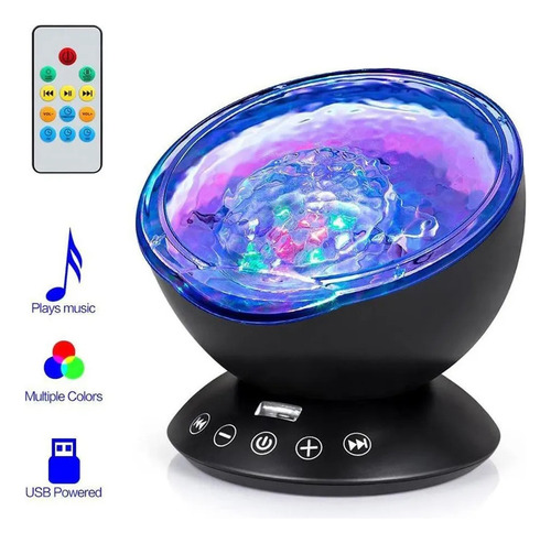 Proyector De Luz Nocturna Led Baby Star Con Música