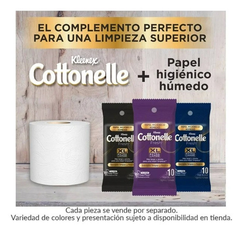 Papel Higiénico Húmedo Kleenex Cottonelle Fresh 10 Toallitas