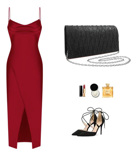 Y Bolsa De Mano De Noche Para Fiesta Elegante Con Cadena