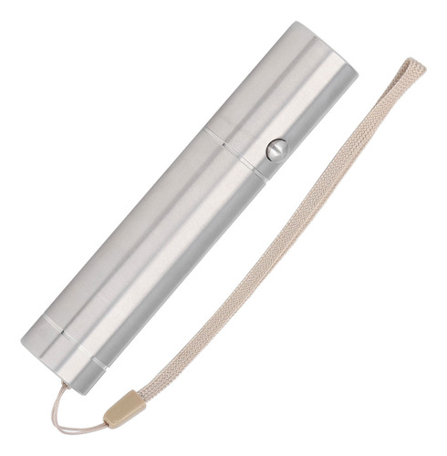 Mini Linterna Portátil De Acero Inoxidable, 3 Modos Y
