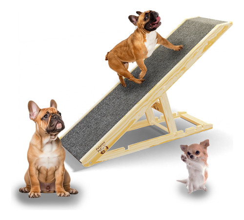 Rampa Para Mascotas Plegable Grande 4 Alturas 65cms De Alto