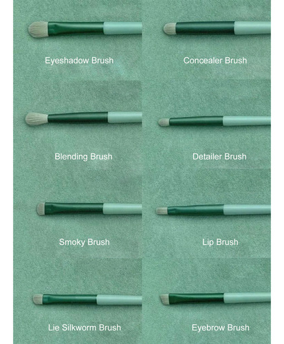 P Juego De Brochas De Maquillaje De 13 Piezas Con Bolsa Deab
