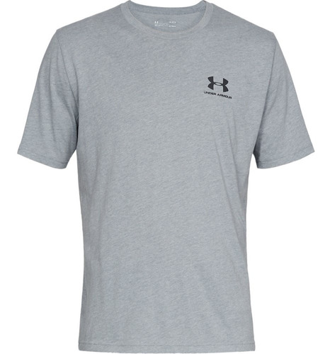 Remera Under Armour Sportstyle Training De Hombre Gris