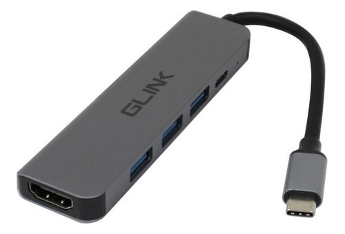 Conversor Tipo C A Hdmi-usb X3 3.0-tipo C Glink Gl-028