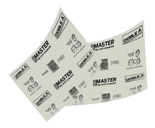 Lija Master Anti Empaste Doble A Pack X 100 Mm