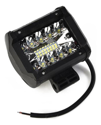 Par Exploradoras Cuadradas 20 Led Doble Foco Fijo-flasheo