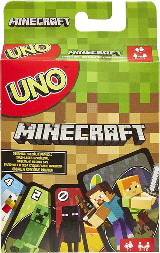 Juego De Cartas De Uno Minecraft Ahora Uno Fun Incluye ...