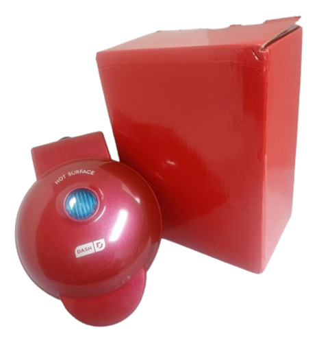 Dash Mini Máquina De Waffle Gingerbread Man Compacta E Fofa Vermelha