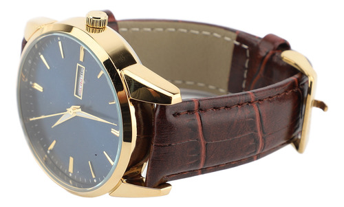Reloj Luminoso De Cuarzo Para Hombre Con Pantalla De Fecha,