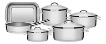 Comprar Tramontina Batería De Cocina Tramontina Solar De Acero Inoxi