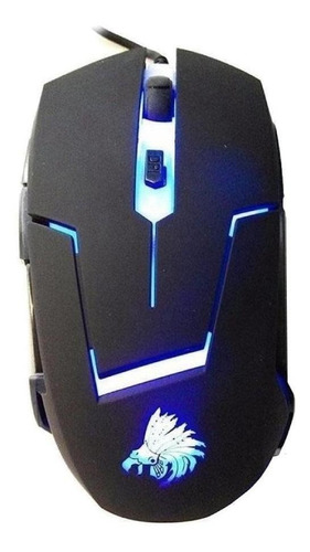 Mouse de juego Eagle Warrior G13 negro