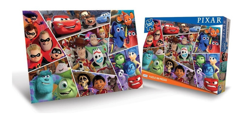 Puzzle Rompecabezas 500 Piezas Disney Pixar Tapimovil Manias