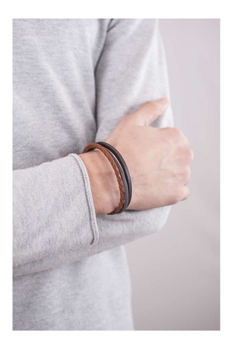 Pulsera Caballero Fossil Casual Jf02213040 Color Multicolor