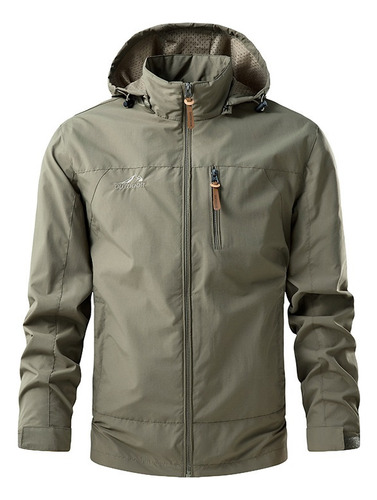 Rompevientos Para Hombre, Estilo Militar, Chamarra Moda