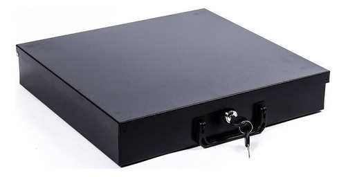 Gaveta Portatil Para Transporte De Dinheiro Com Prendedores Cor Preto