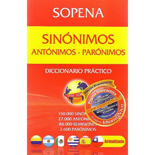 Diccionario De Sinonimos Antonimos Y Paronimos Sopena