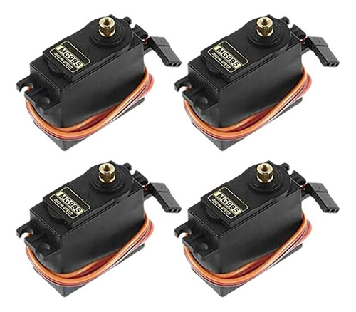 Servomotor De 4 Piezas Para Servo Mg995 Control Angle 180 Me