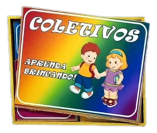 Jogo Educativo Coletivo 15x12 Mdf