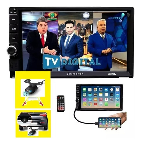 Central Multimídia Mp5 2 Din Tv Digital Espelham Android Ios