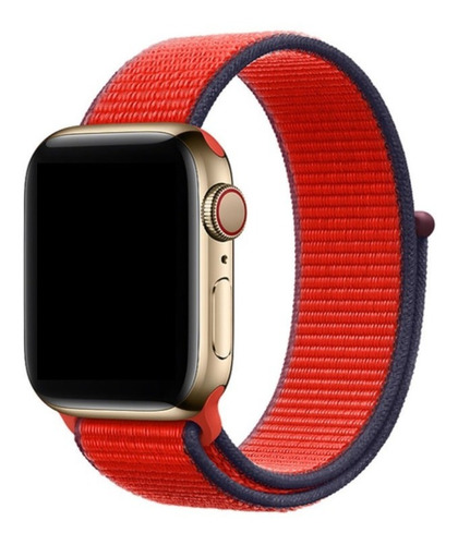 Pulseira Nylon Loop Para Apple Watch 38mm Produt Red 2020