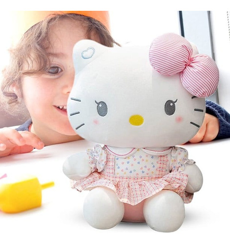 Hello Kitty Peluche Vestido 20 Cm Suave