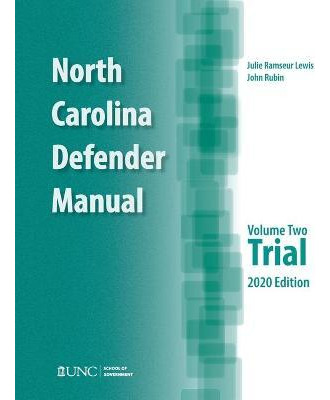 Libro North Carolina Defender Manual : Volume 2, Trial - ...