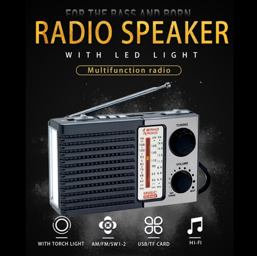 Plug-in Fm/am/sw Manual De Rádio Retrô De Banda Múltipla