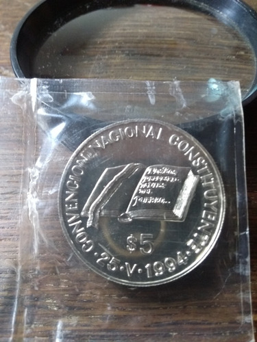 Moneda 5 Pesos 1994 25 G De Plata 900 Sin Circular