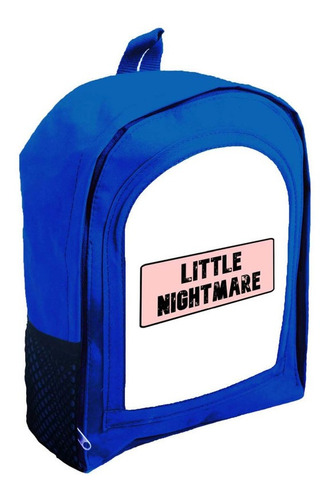 Mochila Azul Infantil  Nena Nene Little Nightmares Rr28