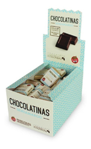 Chocolatinas Colonial Semiamargo 5g -pack 50u La Golosineria