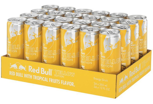 Energético Red Bull Tropical 250ml 24 Unidades